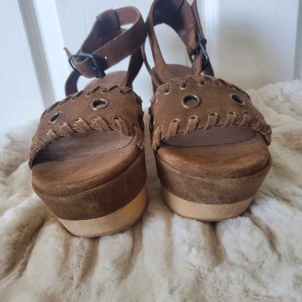 All Saints Yuki Suede Flatforms